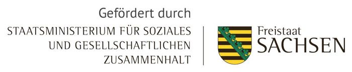 Gefördert durch Staatsministerium für Soziales und Gesellschaftlichen Zusammenhalt - Freistaat Sachsen Gefördert durch Staatsministerium für Soziales und Gesellschaftlichen…